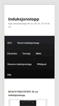 Mobile Screenshot of induksjonstopp.com